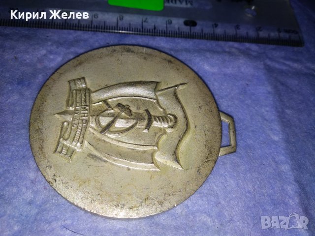 МВР XVI МЕЖДУНАРОДНА СПАРТАКИАДА по ГИМНАСТИКА СОФИЯ 78 РЯДЪК ПОСРЕБРЕН СОЦ СПОРТЕН МЕДАЛ 35390, снимка 10 - Антикварни и старинни предмети - 39804094