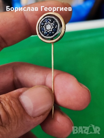 Златна игла от царско време 14 С