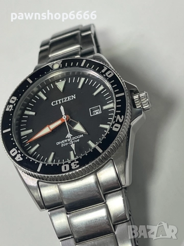 Часовник Citizen Eco Drive Promaster E168-S081491 с каишка от неръждаема стомана, снимка 7 - Мъжки - 52563975
