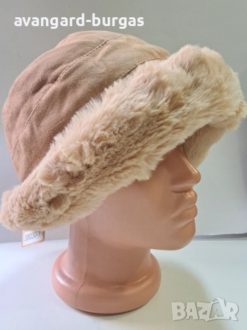 327 Дамска шапка лукс - калпак , снимка 3 - Шапки - 52530133