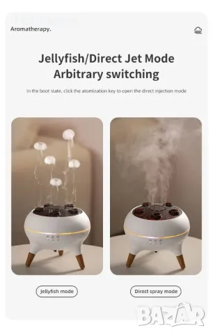 Арома дифузер Jellyfish , снимка 7 - Други стоки за дома - 48713882