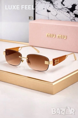 MIU MIU ⚜️Дамски Слънчеви Очила , снимка 5 - Слънчеви и диоптрични очила - 53623133