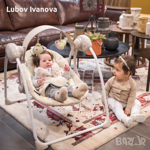  Бебешка електрическа люлка Lorelli Portofino , снимка 3 - Детски люлки - 53663285