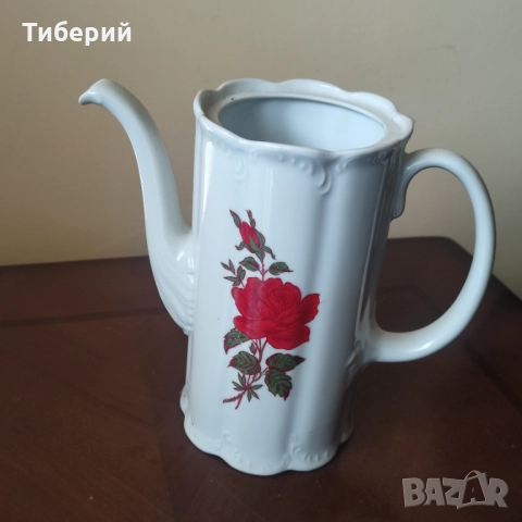 Порцеланов чайник, снимка 5 - Аксесоари за кухня - 52050755