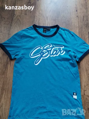 g-star - страхотна мъжка тениска КАТО НОВА M, снимка 4 - Тениски - 56075251