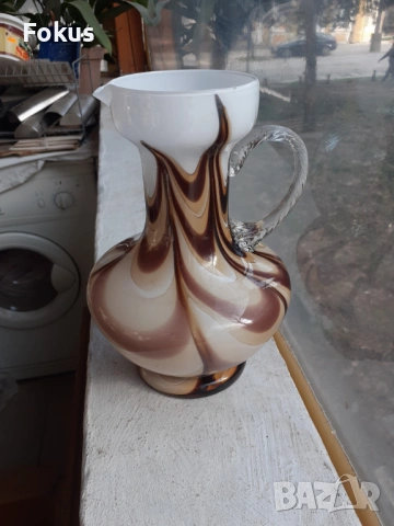 Кана "V.B. Opaline Florence" Made in Italy, снимка 4 - Антикварни и старинни предмети - 53388620