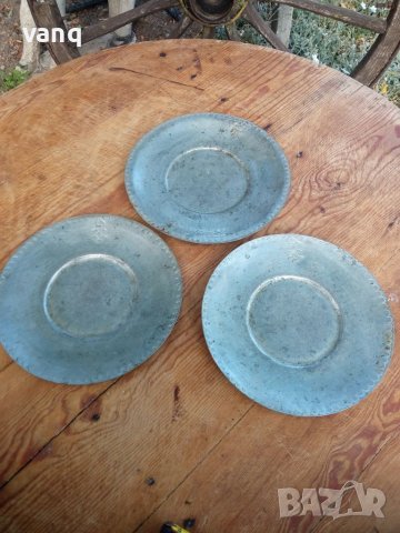 Медна чиния -сахан, снимка 1