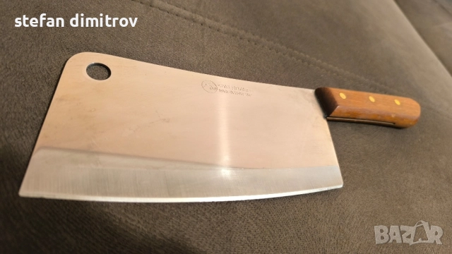 Сатър  за месо 19 см, Киви, неръждаема стомана, дървена дръжка, снимка 5 - Други - 51778713