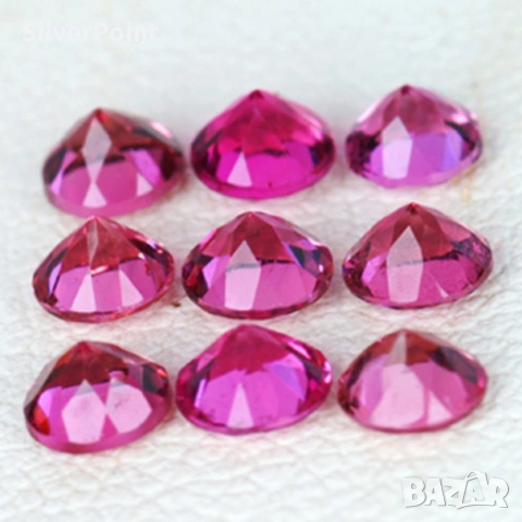 Розови Турмалини VVS калибрирани 9 броя, снимка 2 - Други - 53099234