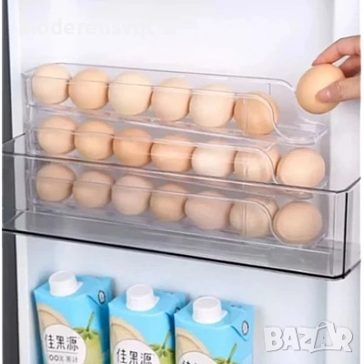 Прозрачна стойка за 21 броя яйца, снимка 5 - Аксесоари за кухня - 52363397