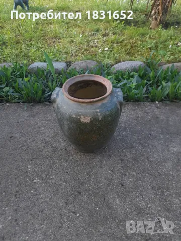 Стара керамична делва, снимка 3 - Антикварни и старинни предмети - 50024765