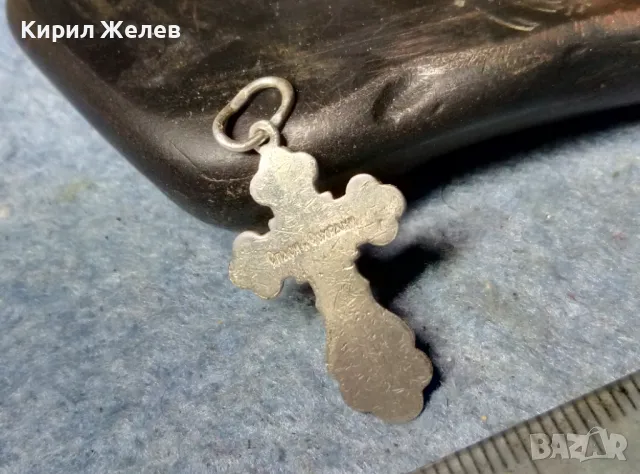 Спаси и Сохрани ПРАВОСЛАВНО СРЕБЪРНО РАЗПЯТИЕ КРЪСТ СРЕБРО 925 МАЙСТОРСКА РЪЧНА СТАРА РАБОТА 48595, снимка 10 - Антикварни и старинни предмети - 48987268