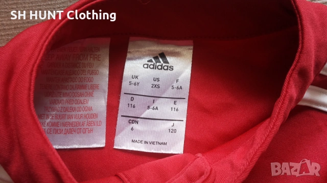 Adidas FC MANCHESTER UNITED Kids Football T-Shirt Размер 5-6 г / 116 см детска футболна тениска 9-66, снимка 10 - Детски тениски и потници - 53126660