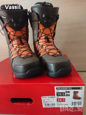 snowboard shoes NITRO Thunder TLS 43 1/3 отлични сноуборд обувки, снимка 10 - Зимни спортове - 53181343