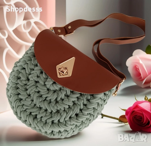 Ръчно изработена чанта , снимка 3 - Чанти - 52814494