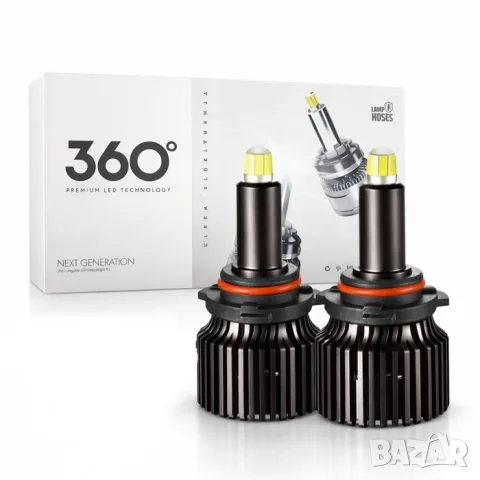 LED крушки 9005 100W 12V комплект 2 броя
