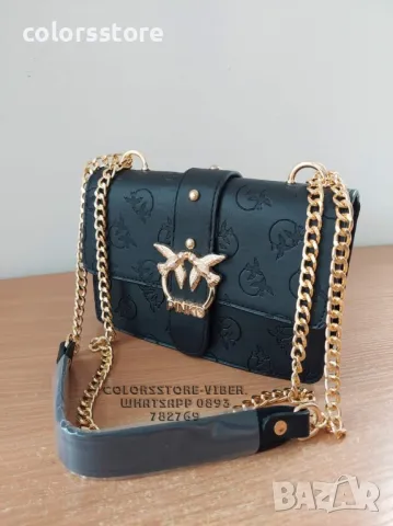 Черна чанта Pink💚-SG55U, снимка 3 - Чанти - 47405910