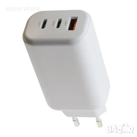 Зарядно 220V 3 USB порта 65W Digital One SP01075 ac18, адаптер, PD and Quick Power Charge 3.0, бързо, снимка 2 - Оригинални зарядни - 50398449