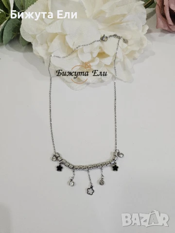 Колие стомана 01, снимка 2 - Колиета, медальони, синджири - 51110247