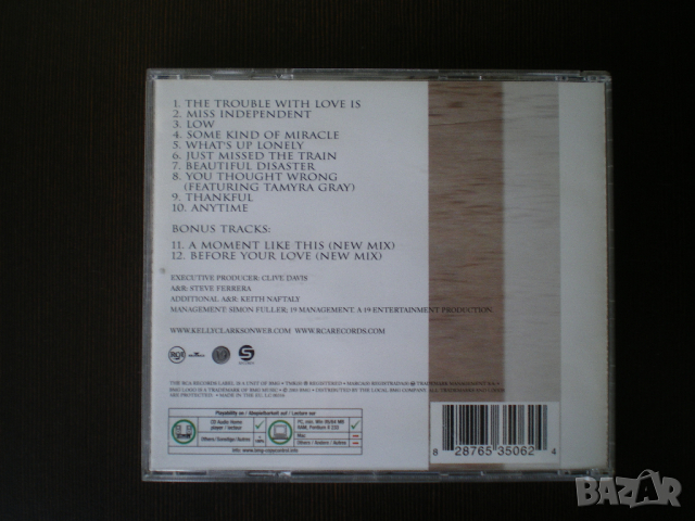 Kelly Clarkson ‎– Thankful 2003 CD, Album, снимка 3 - CD дискове - 44701609