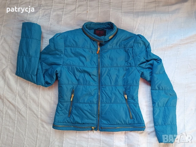 Синьо дамско яке ветровка XL 