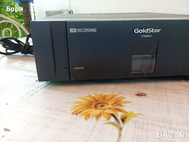 GoldStar P-R500AW VHS Видео, снимка 2 - Плейъри, домашно кино, прожектори - 41281216