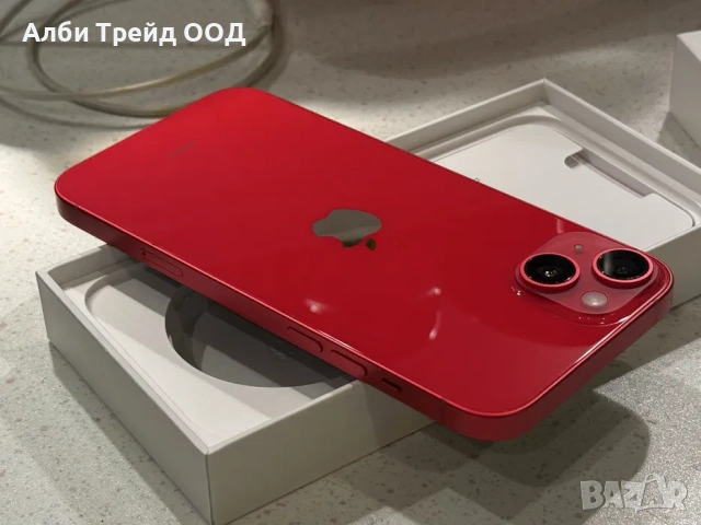 iPhone 14 Plus 128GB Red – Като НОВ, 100% Батерия., снимка 2 - Apple iPhone - 53719753