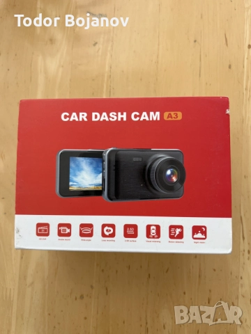 Видеорегистратор Car Dash Cam A3 - НОВ, неразопакован, нощно виждане
