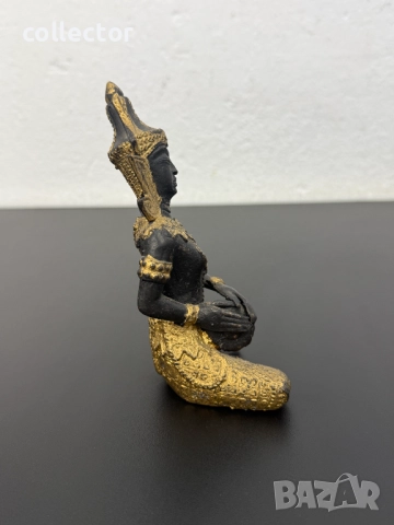 Тайландска бронзова статуетка / фигура на Тепаном. №7751, снимка 4 - Колекции - 52814105