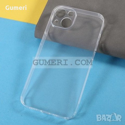 Apple iPhone 13 - Силиконов Гръб със Защита на Камерата - Прозрачен
