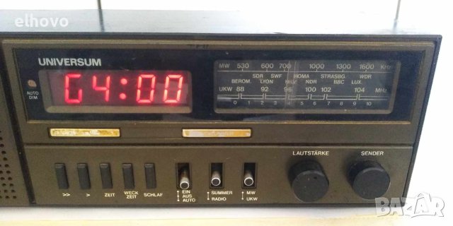 Радиочасовник Universum UR 2628, снимка 4 - Радиокасетофони, транзистори - 44320731
