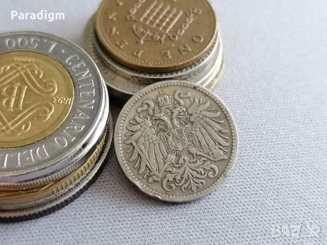 Монета - Австро-Унгария - 10 хелера | 1895г., снимка 2 - Нумизматика и бонистика - 35772359
