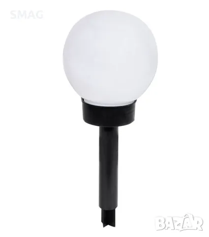 Слънчев соларен фенер глобус черен 27 см S_1140663, снимка 2 - Соларни лампи - 49902507