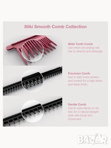 ПРЕСА ЗА КОСА SHARK SILKIPRO STRAIGHT, снимка 6 - Преси за коса - 55709900