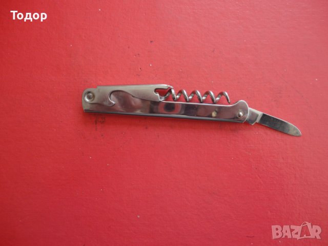 Страхотна сервитьорска отварачка тирбушон нож 3 в 1, снимка 4 - Ножове - 40629153