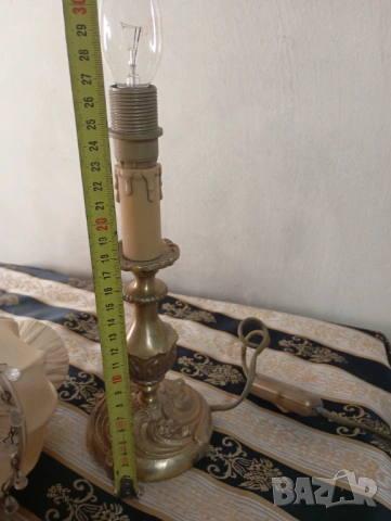 Винтидж настолна лампа , снимка 5 - Настолни лампи - 53755814