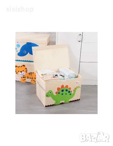 Кутия с капак за съхранение на детски играчки 3890, снимка 6 - Кутии за съхранение - 55793342