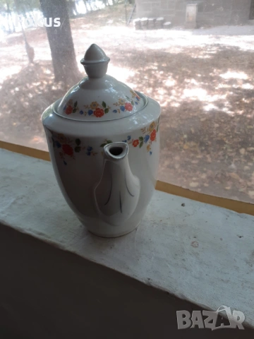 Прекрасен стар порцеланов чайник Blankeuhammer Bavaria, снимка 3 - Антикварни и старинни предмети - 53456676