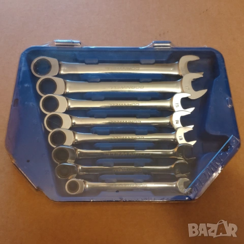 CORNWELL TOOLS 8броя качествени ключове тресчотки , снимка 2 - Отвертки - 52886903