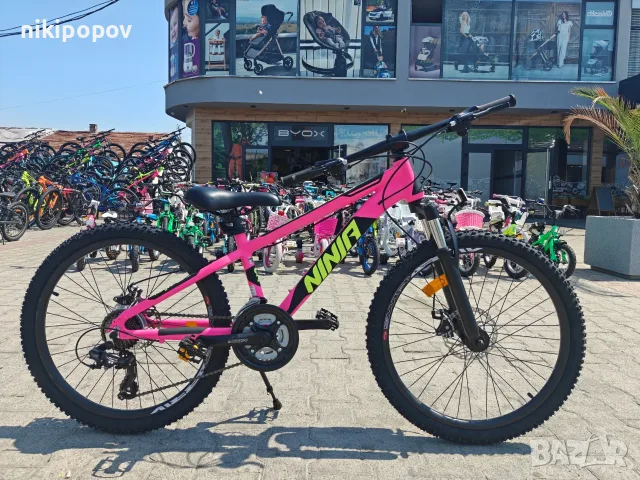 Промо велосипед 24" Passati NINJA розово ново, снимка 12 - Велосипеди - 56254169