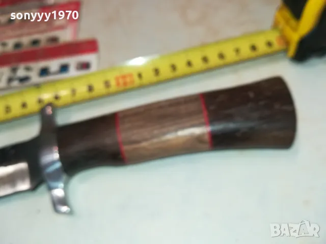 СТАЛЬ 65Х13-КРИВ НОЖ С ЯКА ДРЪЖКА 1303251118, снимка 15 - Ножове - 49476310