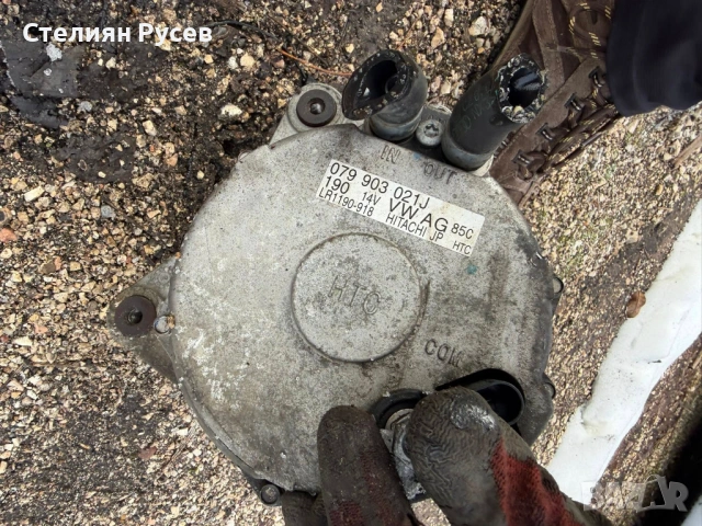 079 903 021j  динамо алтернатор генератор audi a8 s8 d3 5.2 450hp facelift 2009г цена  110 евро дава, снимка 2 - Части - 53649084