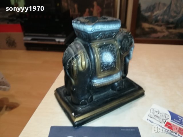 СЛОН МАСИВЕН 17Х16Х10СМ 2008231237, снимка 15 - Колекции - 41909507