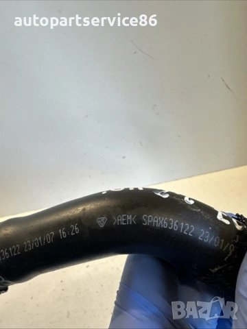 Тръба маркуч част модел ляв волан за Peugeot 4007 2.2 HDI (2009) X636122, снимка 2 - Части - 53653602