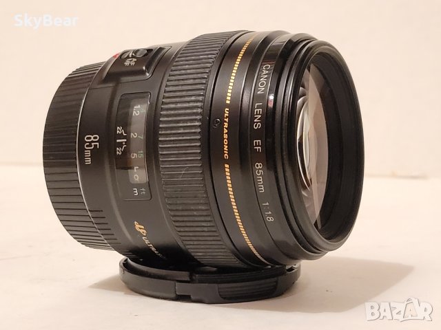 Продавам обектив Canon EF 85mm F1.8
USM, снимка 1 - Обективи и филтри - 42557860