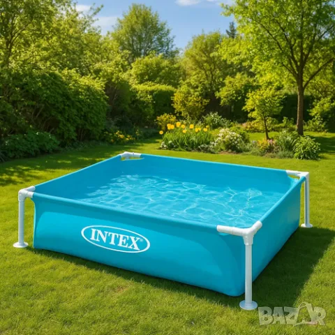 Детски басейн 122х122см / Бебешки басейн Intex