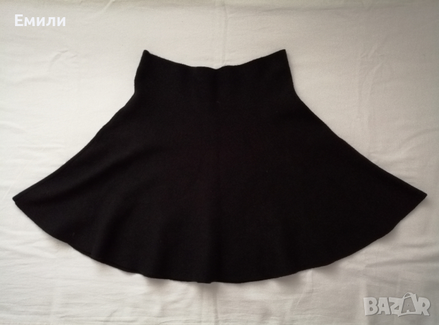 Vero Moda дамска еластична къса плетена пола с висока талия р-р S, снимка 15 - Поли - 44589564