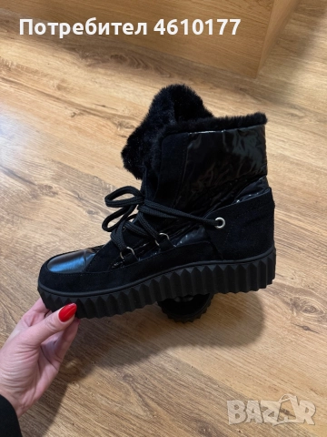 Нови черни боти 39 номер, снимка 3 - Дамски боти - 52207449