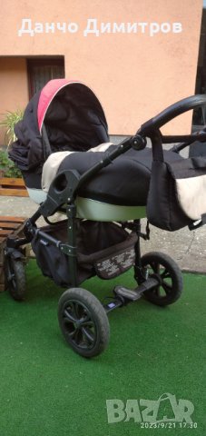 Комбинирана бебешка количка., снимка 7 - Детски колички - 42274459