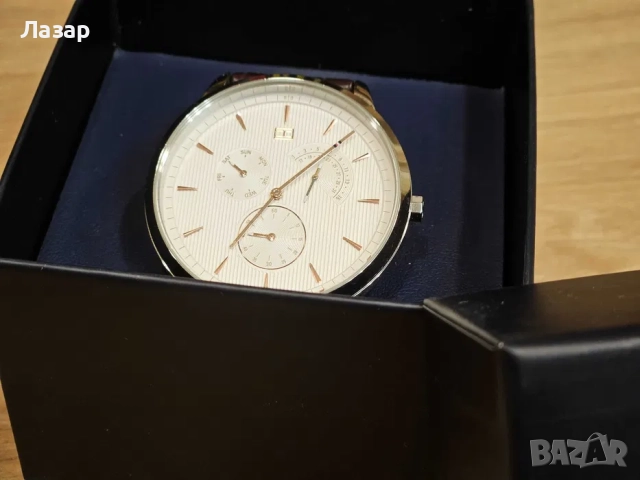 Tommy Hilfiger, Часовник с кожена каишка, снимка 5 - Мъжки - 52638191